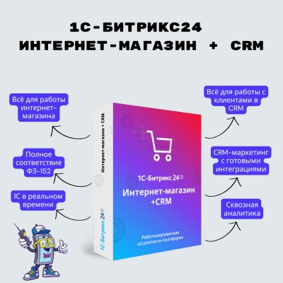 Программа для ЭВМ "1С-Битрикс24". Лицензия Интернет-магазин + CRM (12 мес.) - купить в Сентачане